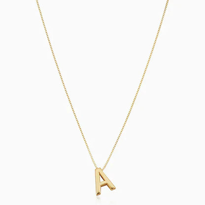Love letter initial necklace