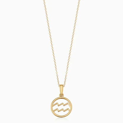 Zodiac sign necklace