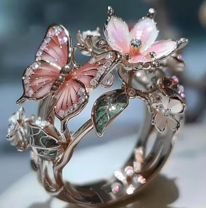 Vintage Golden Prifddinas Floral Ring