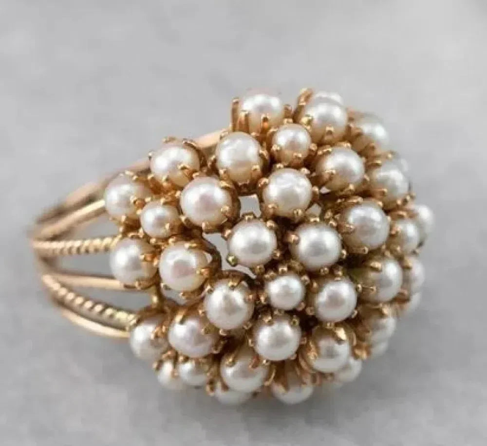 Inlaid pearls ing